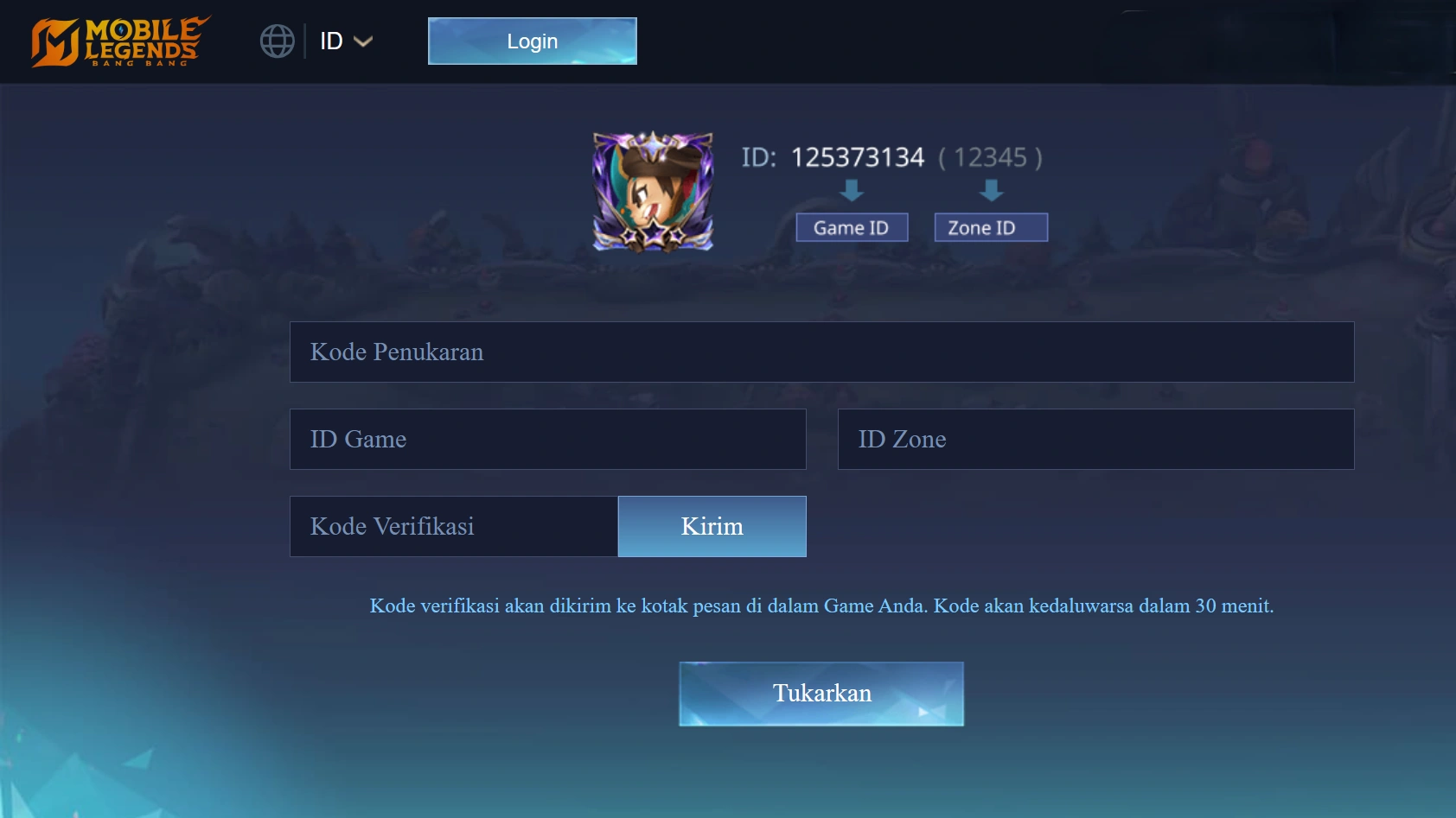 Kode Redeem Mobile Legends 3 April 2026 Wajib Klaim